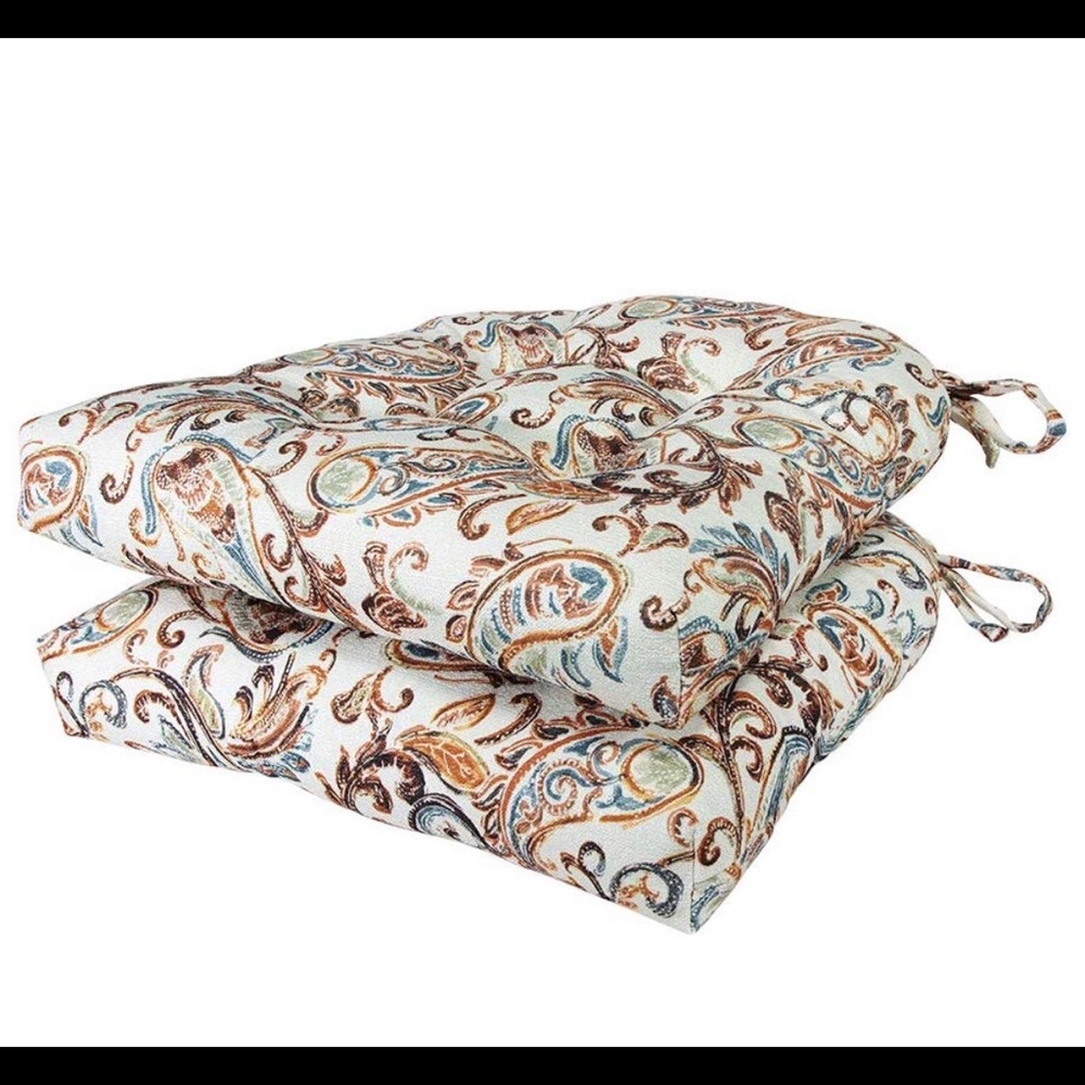 Two beautiful seat cushions